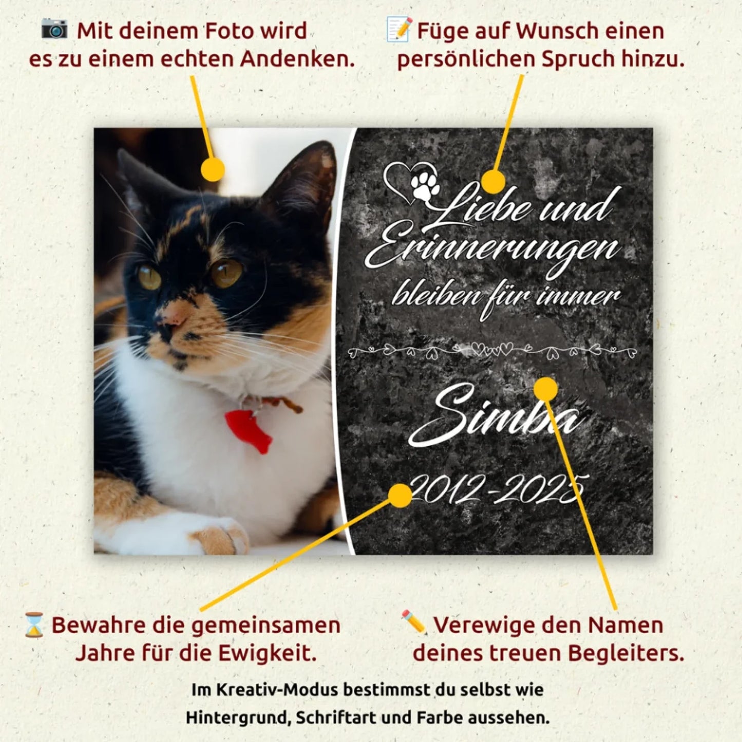 Gedenkschild-Katze3