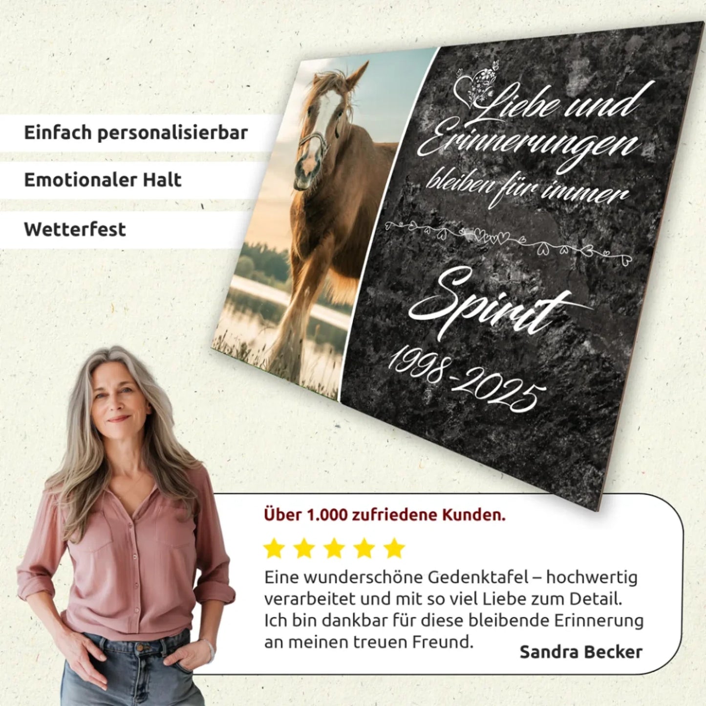 Gedenkschild-Pferd2