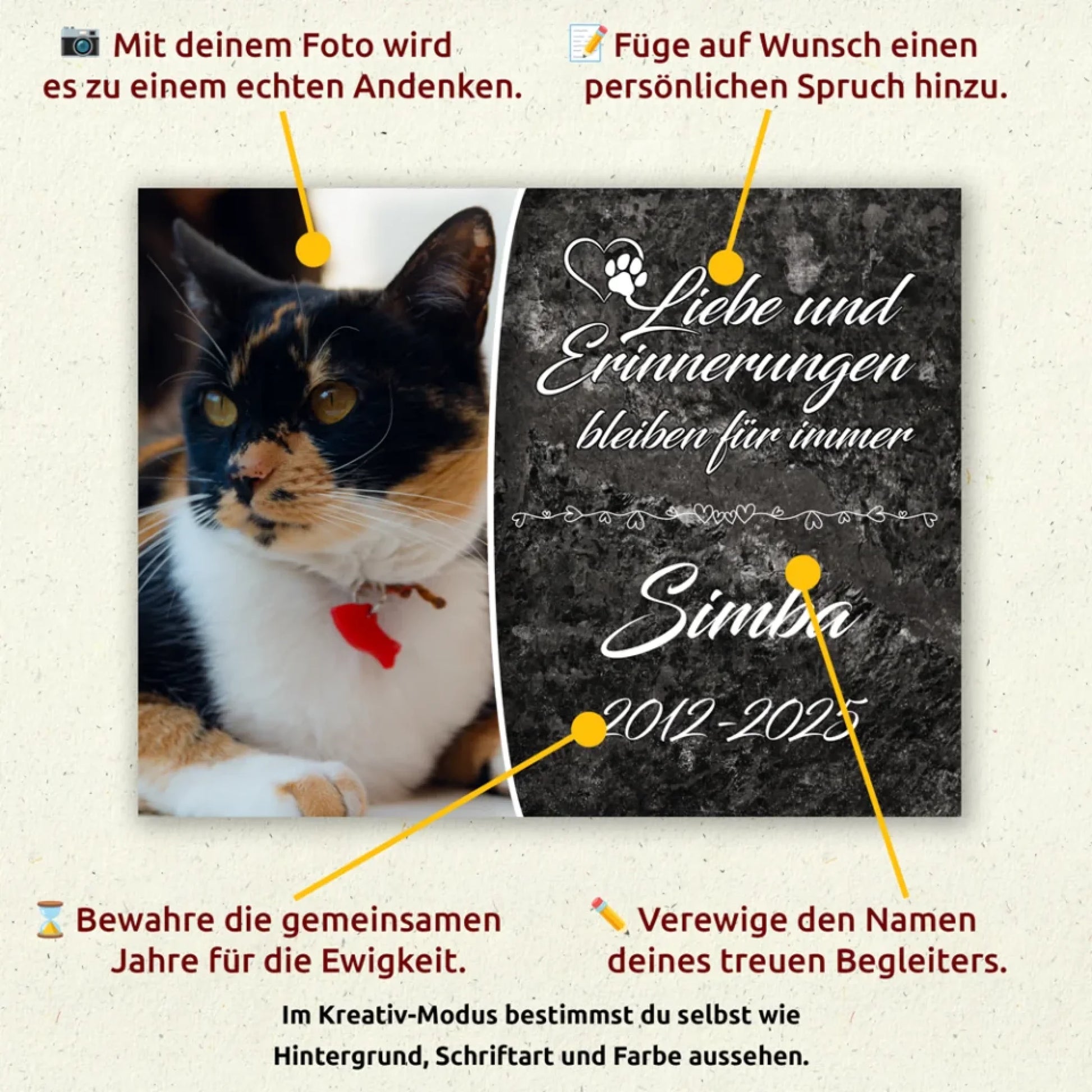 Gedenkschild-Katze3
