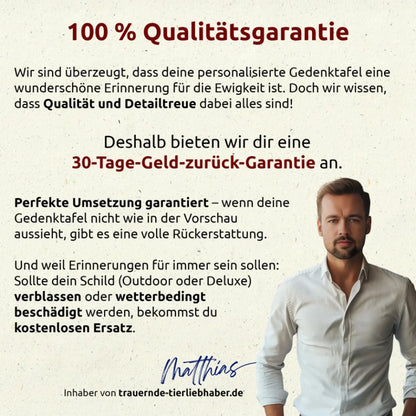 Gedenkschil-Garantie