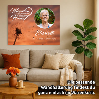 Gedenkschild-Wandbild