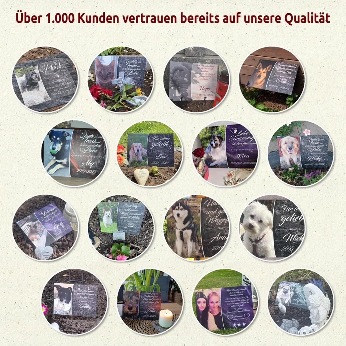 Gedenkschild-Bewertungsbilder