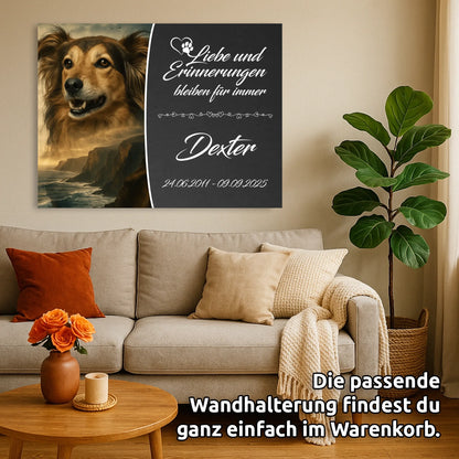 Gedenkschild-Wandbild