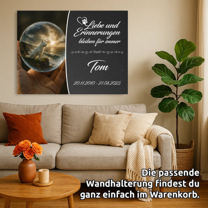 Gedenkschild-Wandbild