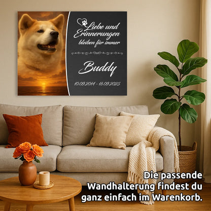 Gedenkschild-Wandbild