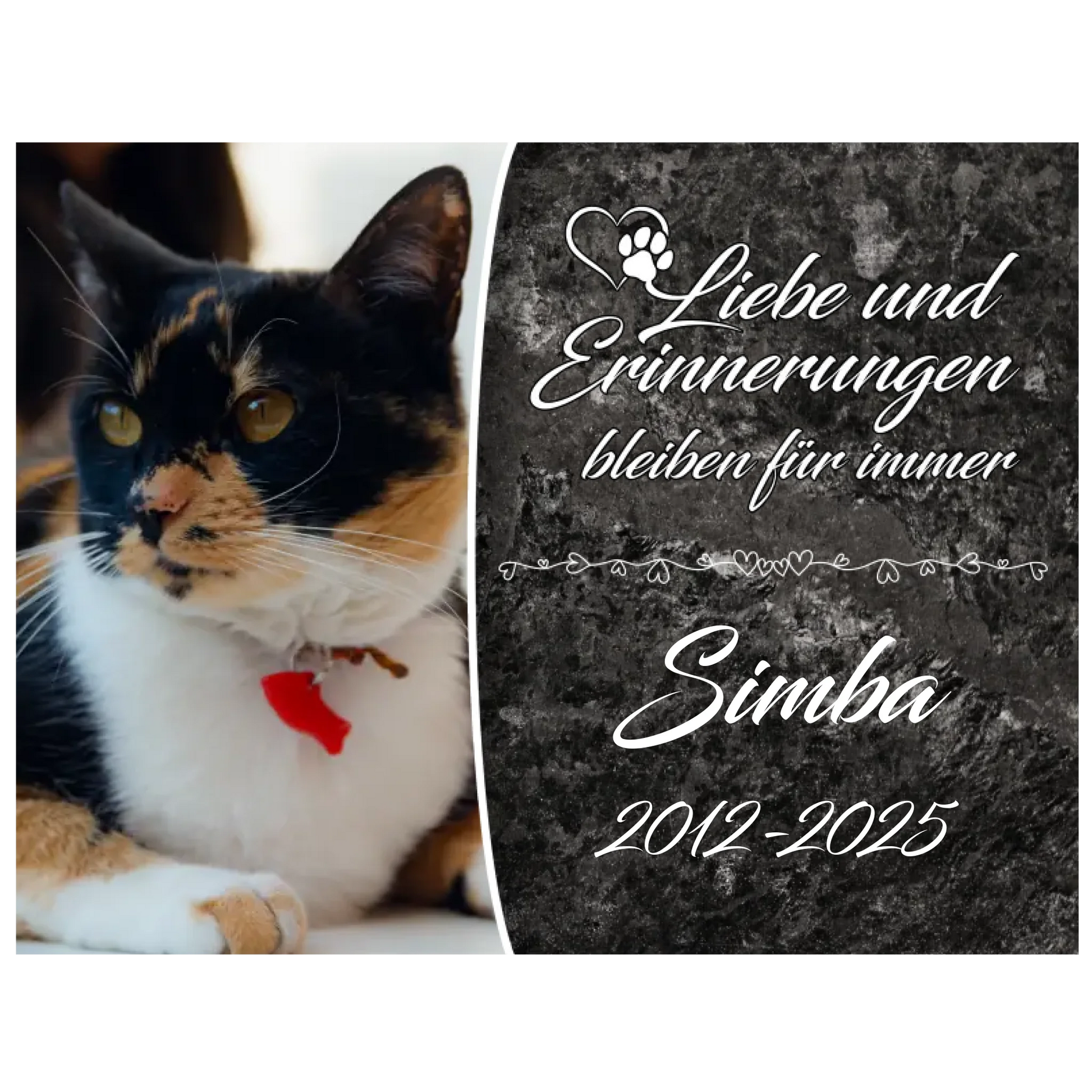 Gedenkschild-Hintergrund-Grab-Kontur