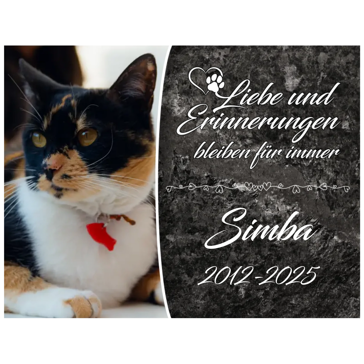 Gedenkschild-Hintergrund-Grab-Kontur