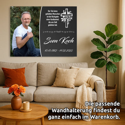 Gedenkschild-Wandbild