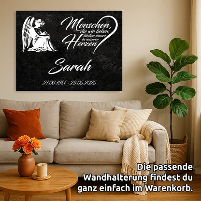 Gedenkschild-Wandbild