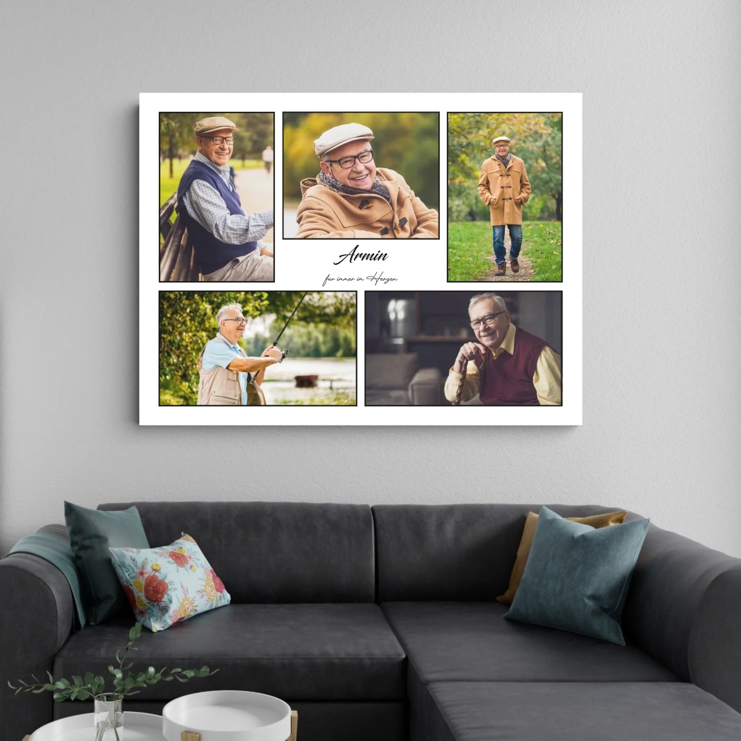 Erinnerungs-Wandbild - Fotocollage