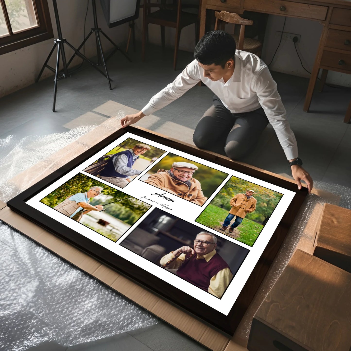 Erinnerungs-Wandbild - Fotocollage