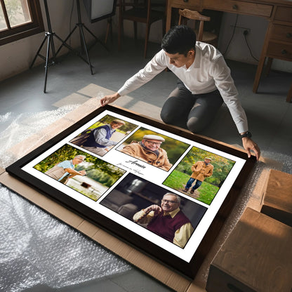 Erinnerungs-Wandbild - Fotocollage