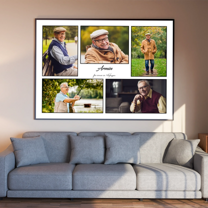 Erinnerungs-Wandbild - Fotocollage