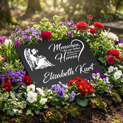 Personalisierte Gedenktafel für Menschen