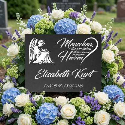 Personalisierte Gedenktafel für Menschen