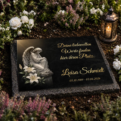 Personalisierte Gedenktafel