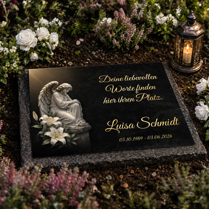 Personalisierte Gedenktafel