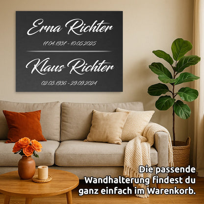 Gedenkschild-Wandbild